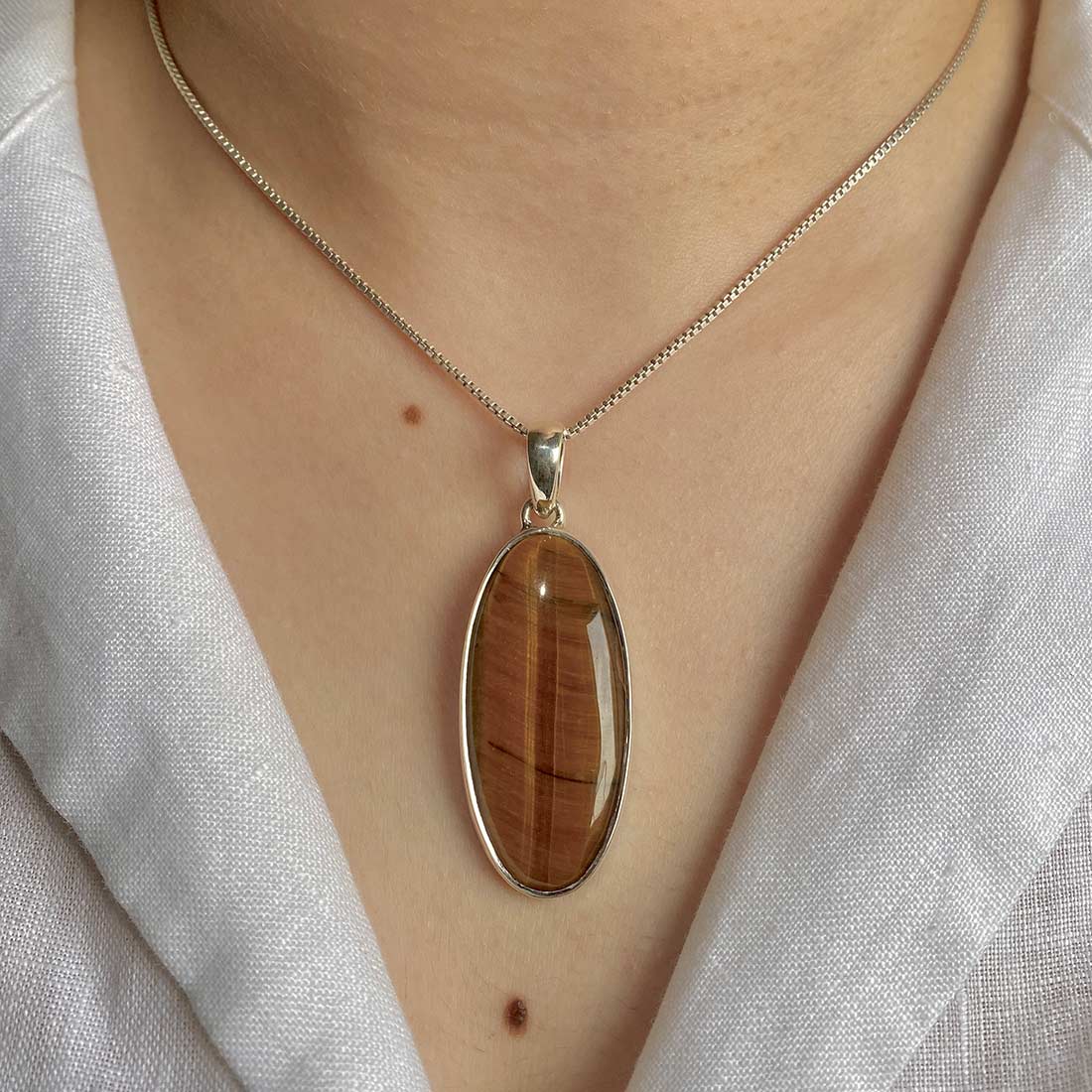 Tiger Eye Pendant-(TGE-P-21.)